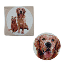 Thumbnail for Tapestry Pet Cat Dog Square Cushion Cover Design 2