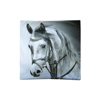 Thumbnail for Horse Portrait Square Cushion Cover
