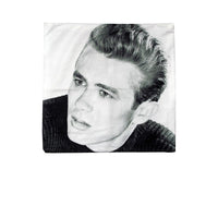Thumbnail for James Dean Portrait Square Cushion Cover