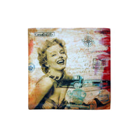 Thumbnail for Marilyn Monroe Retro Cars Square Cushion Cover