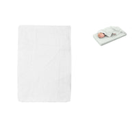 Thumbnail for White Bassinet Fitted Sheet with a Flat Sheet Sewed Attached