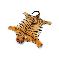 Thumbnail for Faux Animal Floor Rug with Realistic Head Wild Tiger