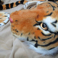 Thumbnail for Faux Animal Floor Rug with Realistic Head Wild Tiger