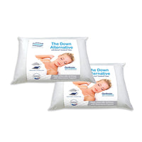 Thumbnail for Mediflow Twin Pack Adjustable Floating Comfort Down Alternative Waterbase Pillows