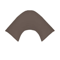 Thumbnail for 280TC Polyester Cotton V Shape Pillowcase Mocha