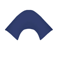 Thumbnail for 280TC Polyester Cotton V Shape Pillowcase Navy