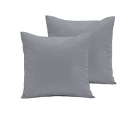 Thumbnail for Pair of  280TC Polyester Cotton European Pillowcases Grey