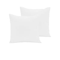 Thumbnail for Pair of  280TC Polyester Cotton European Pillowcases White