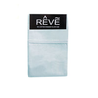 Thumbnail for Pair of Reve 100% Cotton Standard Pillowcases 48 x 74 cm Solid Light Blue