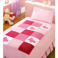Thumbnail for Bindi Butterfly Embroidered Quilt Cover Set Single