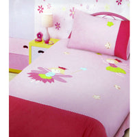 Thumbnail for Fairies Embroidered Quilt Cover Set Single