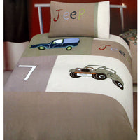 Thumbnail for Jeep Classics Embroidered Quilt Cover Set Single