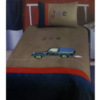 Thumbnail for Jeep Wrangler Embroidered Quilt Cover Set Single