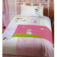 Thumbnail for Kitty Cat Embroidered Quilt Cover Set Single