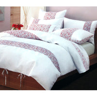 Thumbnail for Lucy Pink Quilt Cover Set Queen
