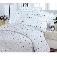 Thumbnail for Polyester Cotton Stars Quilt Cover Set Double