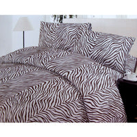 Thumbnail for Polyester Cotton Zebra Quilt Cover Set Double