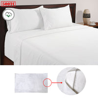 Thumbnail for 500TC 100% Cotton Sheet Set White Queen