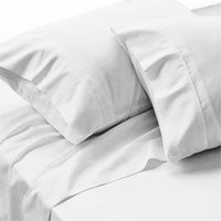 Thumbnail for 500TC Ramca White Egyptian Cotton Sheet Set Queen