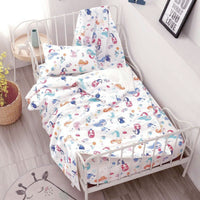 Thumbnail for Mermaids & Mates Baby 100% Cotton Printed Sheet Set Cot Size