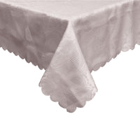 Thumbnail for Rosie Taupe Luxury Jacquard Tablecloth 150 x 210 cm