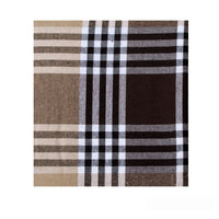 Thumbnail for Check Table Cloth Tartan Brown 180 x 180 cm