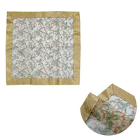 Thumbnail for Christmas Gold Bows Sheer Organza Glitter Table Cloth Topper 90 x 90 cm