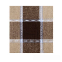 Thumbnail for Check Table Cloth Windowpane Brown 180 x 180 cm
