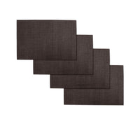 Thumbnail for Choice Set of 4 PVC Table Placemats Harold Chocolate