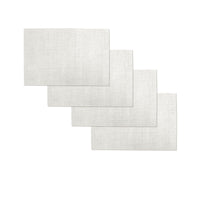 Thumbnail for Choice Set of 4 PVC Table Placemats Harold Ivory