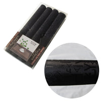 Thumbnail for Set of 4 Jacquard Satin Letters Table Placemats Black 30 x 45cm