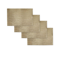 Thumbnail for Choice Set of 4 PVC Table Placemats Spring Buds Gold
