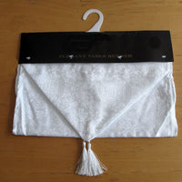 Thumbnail for Damask White Elegant Polyester Jacquard Table Runner 38 x 90 cm