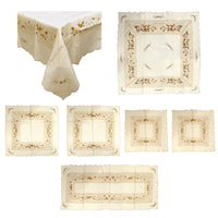 Thumbnail for Set of 7 Embroidered Daisy Table Decorative Set