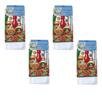 Thumbnail for Set of 4 Microfibre Printed Tea Towels All Pieces