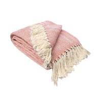 Thumbnail for Herringbone Extra Large Throw Rug Orange