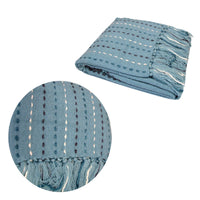 Thumbnail for Galaxy Blue Hand Stitch Acrylic Throw Rug 110 x 140 cm