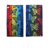 Thumbnail for Set of 4 Imperfect Jacquard Terry Beach Towels Butterfly