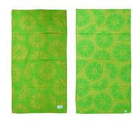 Thumbnail for Jacquard Velour Reversible Beach Towel Lime Cirtus