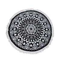 Thumbnail for Ezra Hexagon 100% Cotton Round Beach Towel