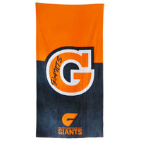 Thumbnail for AFL Licensed Cotton Beach Towel GWS Giants