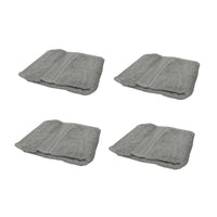 Thumbnail for Set of 4 100% Cotton Face Washers Perfect Touch Charcoal