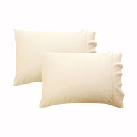 Thumbnail for 280TC Luxury Percale Standard Pillowcases Ecru