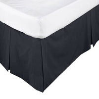 Thumbnail for ASSUN Box Pleated Valance Black SINGLE