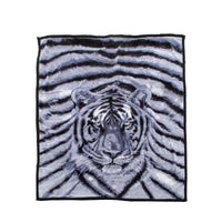 Thumbnail for 1000GSM White Tiger Luxury Quality 2 Ply Mink Blanket 200 x 240 cm