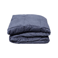 Thumbnail for Down Alternative Super Soft Micro Plush Blanket Steel Blue Queen 220 x 240 cm
