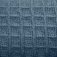Thumbnail for Cotton Waffle Blanket Dusk Blue Queen