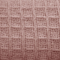 Thumbnail for Cotton Waffle Blanket Dusty Pink Single