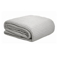 Thumbnail for Cotton Waffle Blanket Silver King