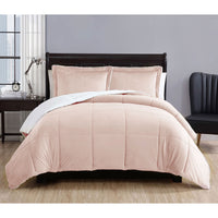 Thumbnail for 3 Piece Micro Mink Comforter Set Apricot Queen